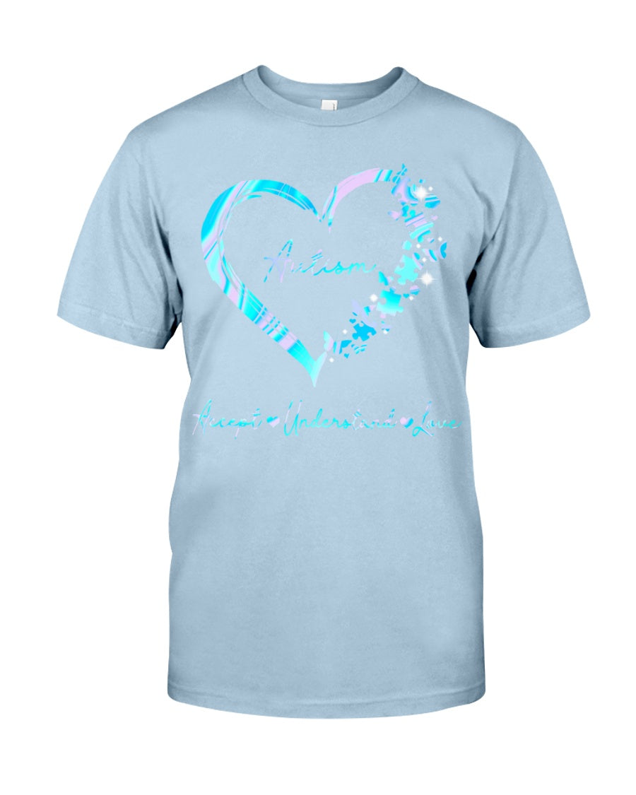 Accept Understand Love - Autism Awareness T-shirt and Hoodie 0921