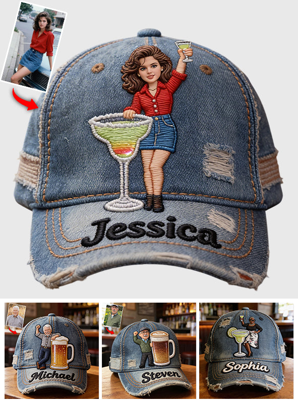 Custom Any Beverage And Photo - Personalized Beer Classic Cap