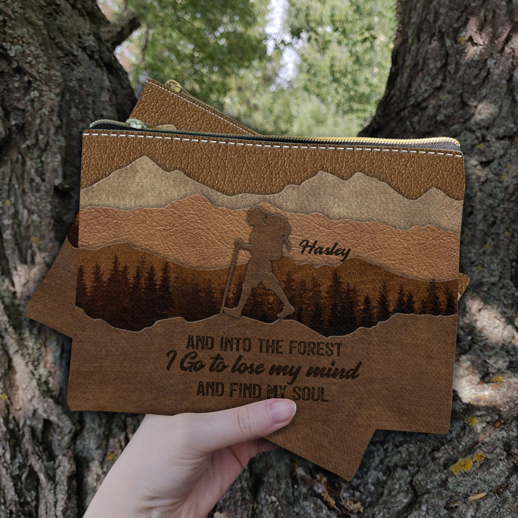 And Into The Forest I Go - Personalized Hiking Pouch