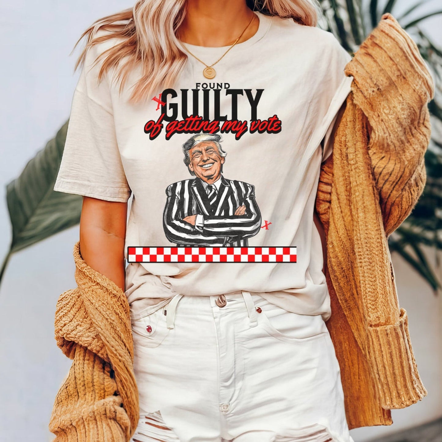 Found Gu1Lty Of Getting My Vote T-Shirt, Trump Shirt, Vote Trump, Republican Graphic Tee, Daddy’s Home Shirt T-shirt & Hoodie