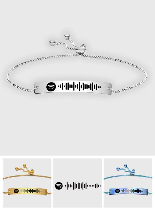 Any Scannable Spotify Code - Personalized Scannable Spotify Code Bracelet