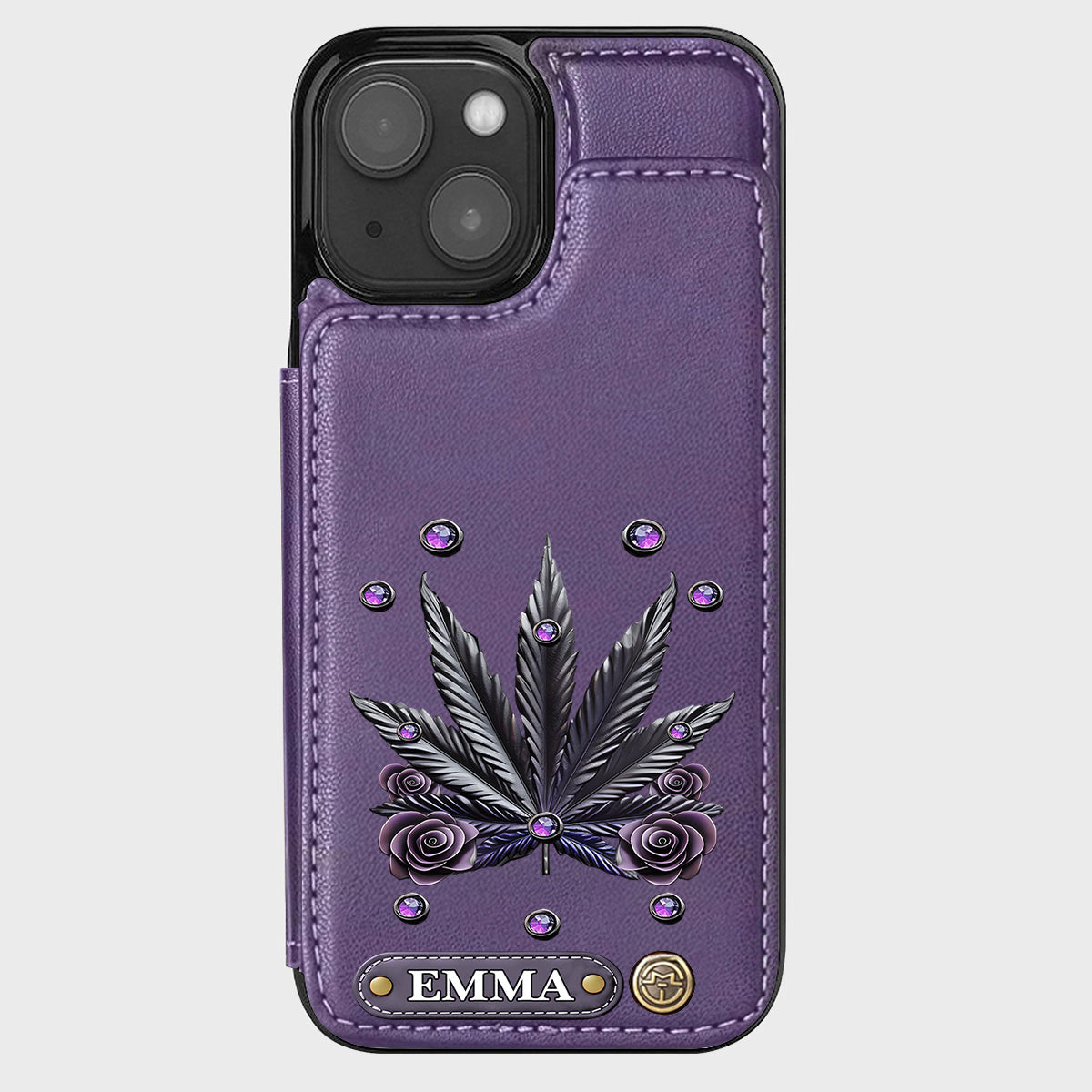 Beautiful Marijuanas - Personalized Weed Wallet Phone Case
