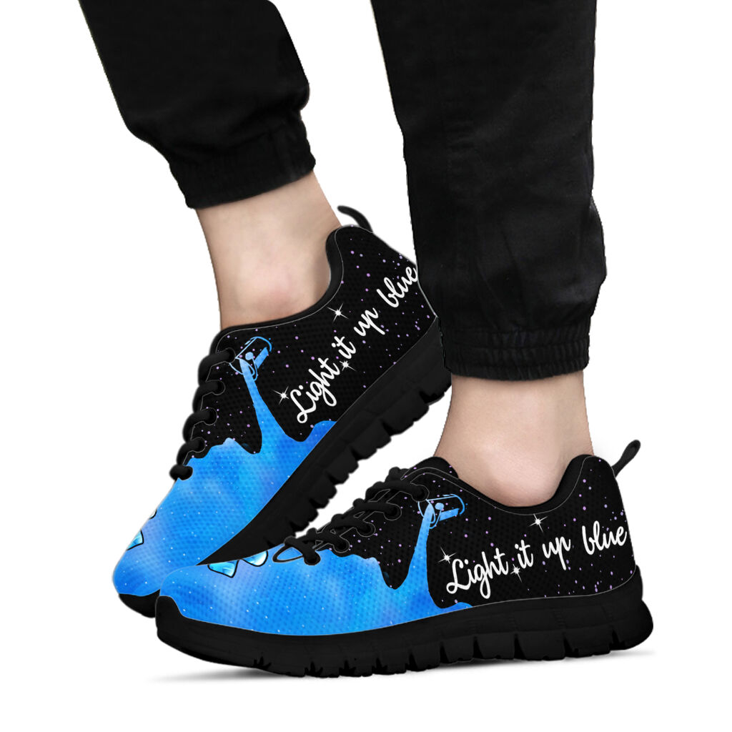 Light It Up Autism Awareness Sneakers 0622