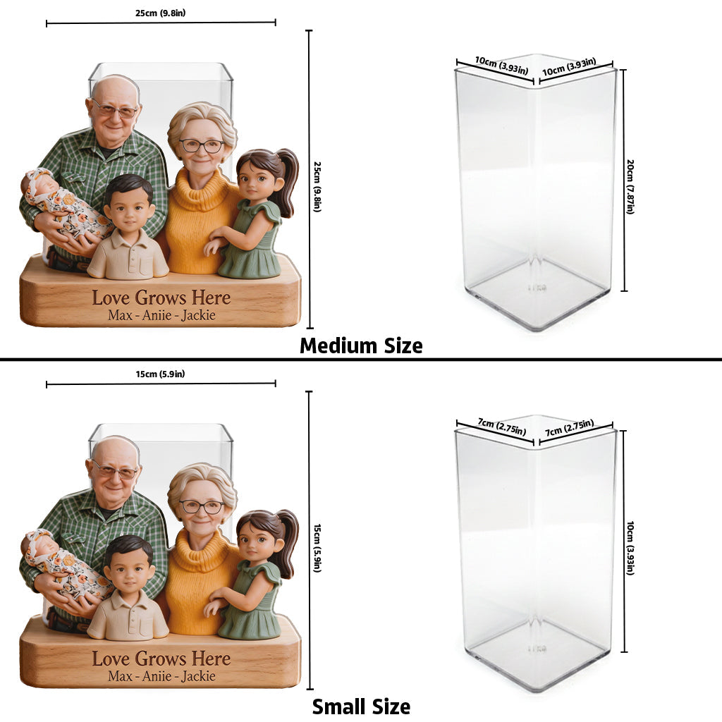 Grandma's Garden - Personalized Grandma Acrylic Pot