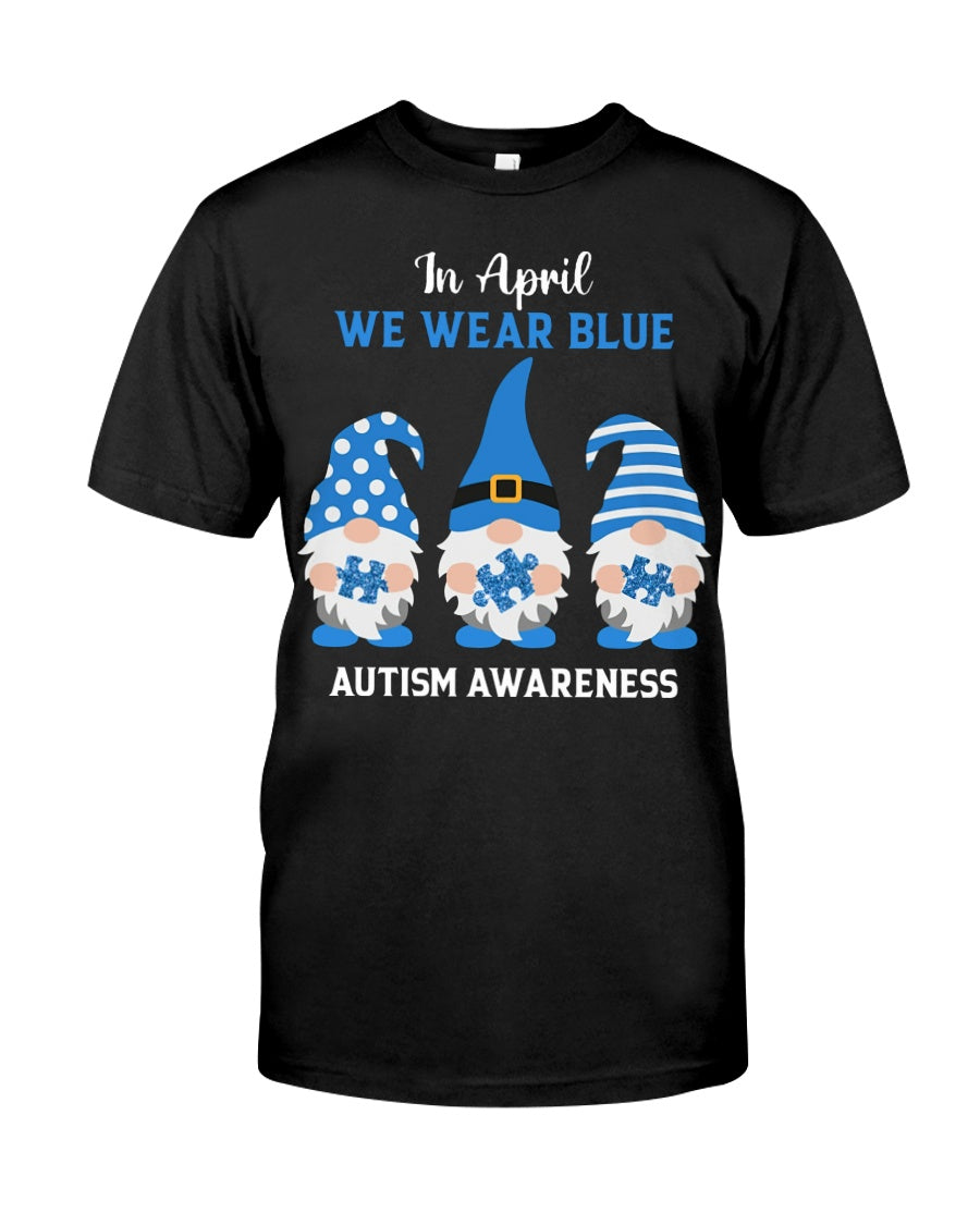 In April We Wear Blue - Autism Awareness T-shirt and Hoodie 0921