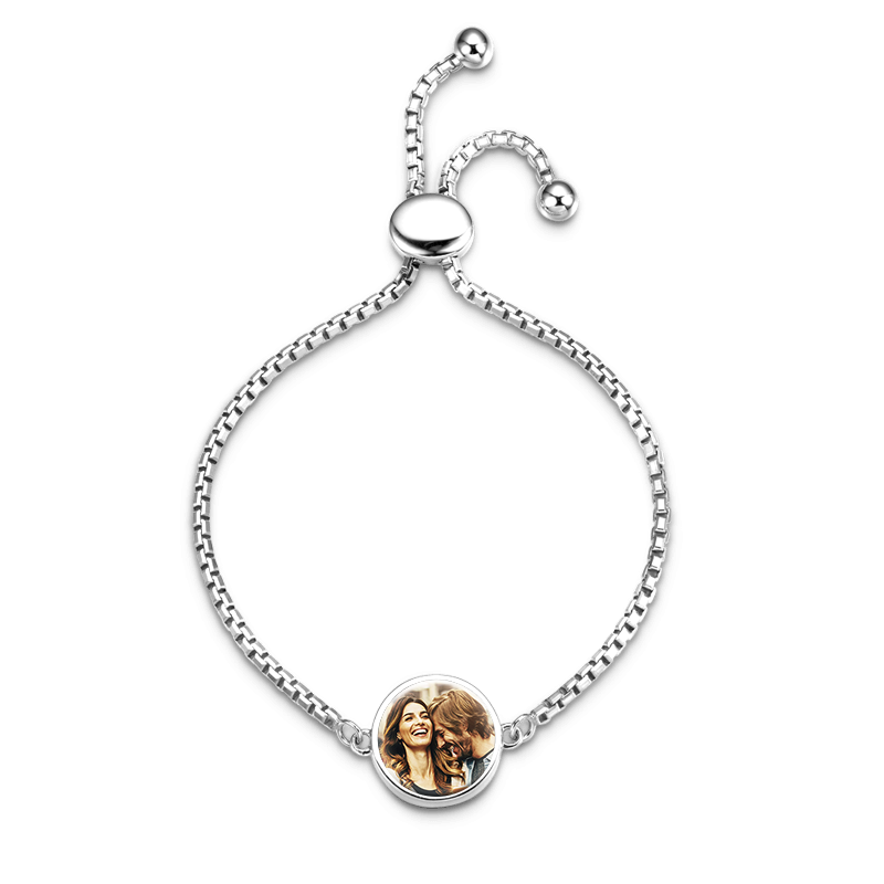 Any Photo - Personalized Circle Photo Bracelet