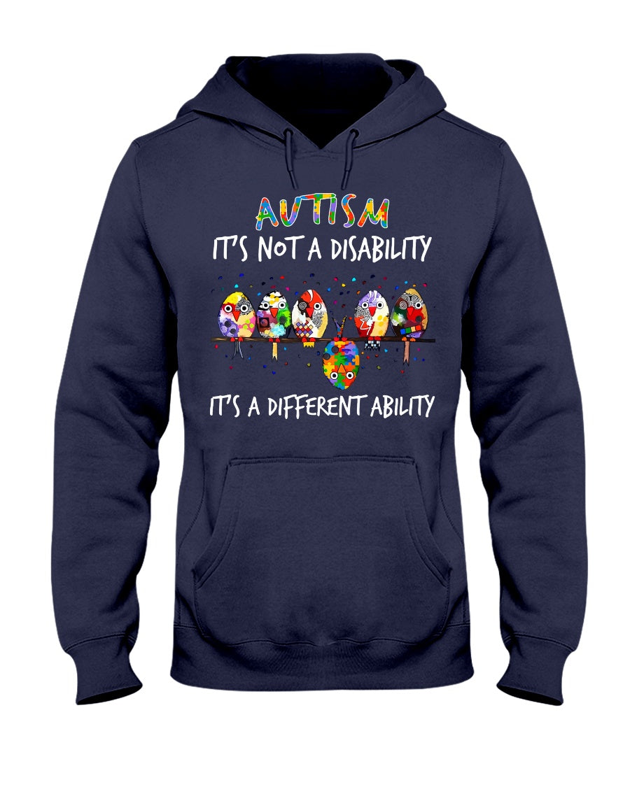 Autism A Different Ability - Autism Awareness T-shirt and Hoodie 0921