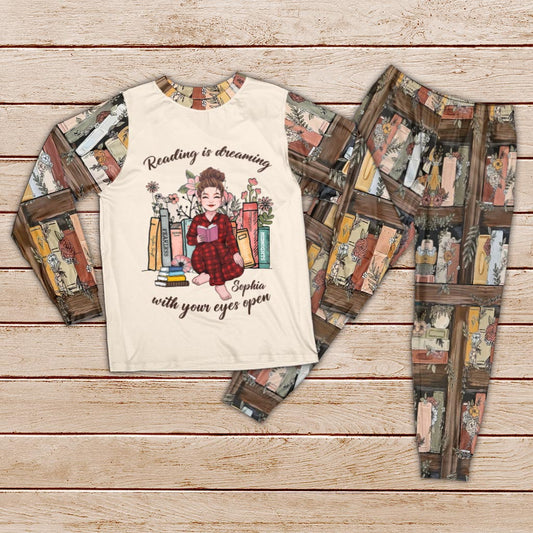 Every Time You Open A Book - Personalized Book Pajamas Set