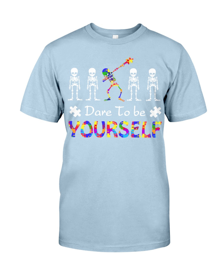 Dare To Be Yourself - Autism Awareness T-shirt and Hoodie 0921