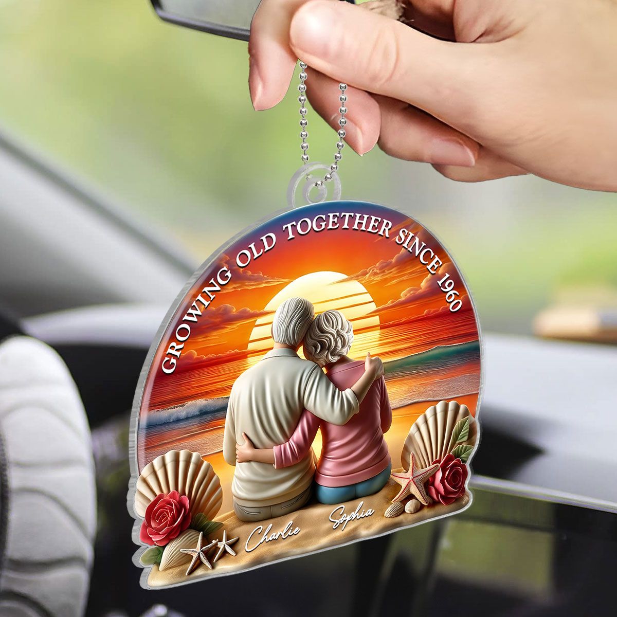 Custom Ornament for Senior Couples - A Heartwarming Gift of Love