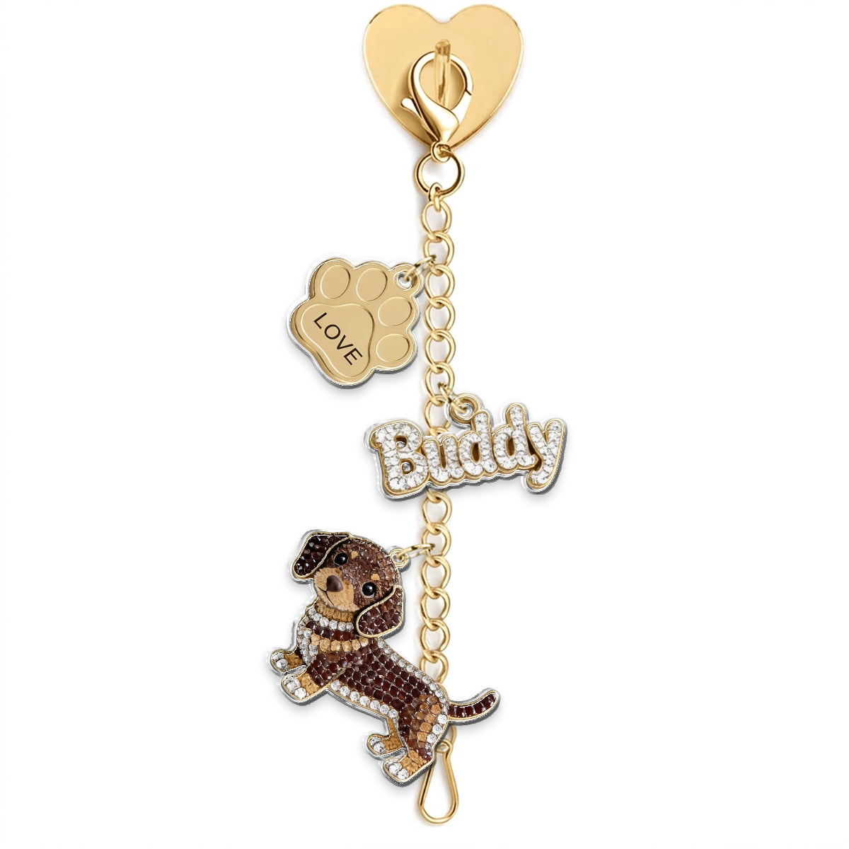 Any Pet Photo - Personalized Dog Dangling Charms