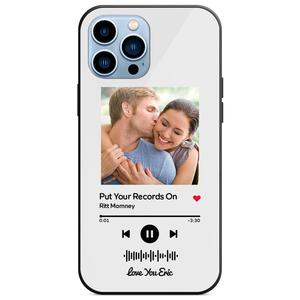 Music Code Song Photo Custom - Personalized Music Code Phone Case