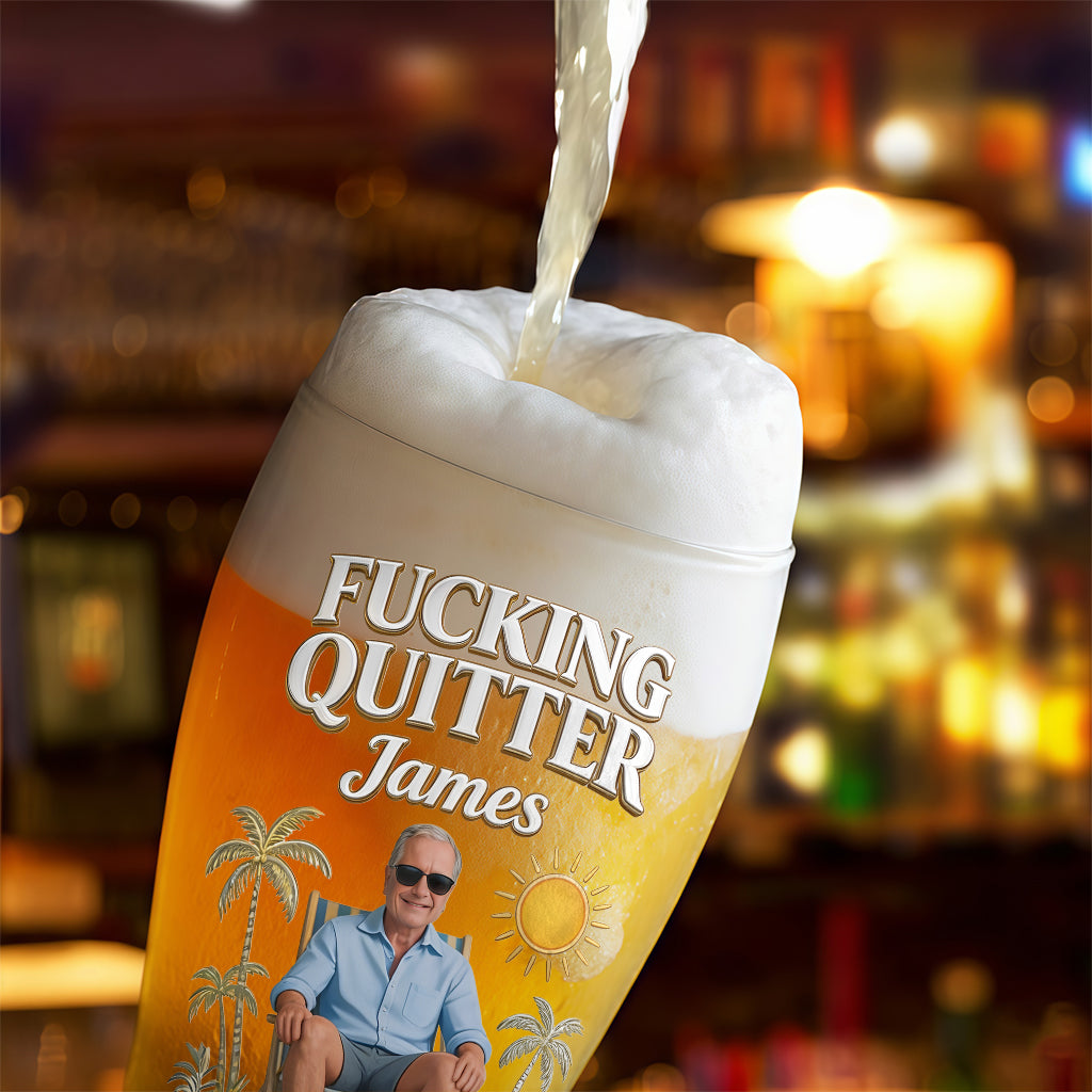 Happy Retirement - Personalized Retired Beer Pint