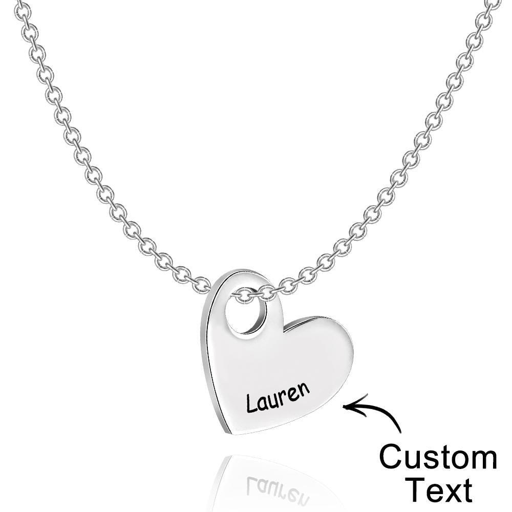 Any Name - Personalized Name Heart Necklace