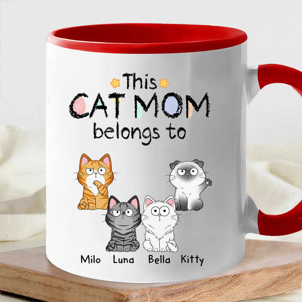Personalized Cat Mum Mug – Customizable Cat Design for Your Beloved Feline Family