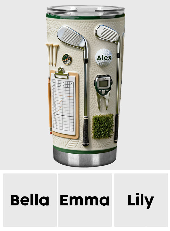 Live Love Golf - Personalized Golf Tumbler
