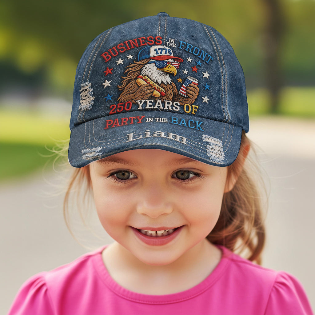 Business in the Front Party - Personalized Patriot Classic Cap