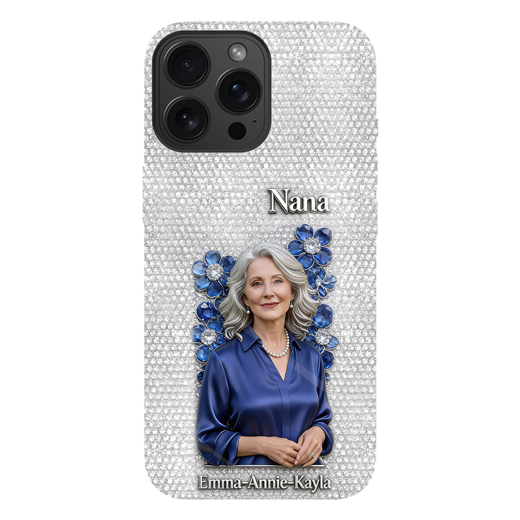Forever Loved Grandma Diamond - Perfect Mother's Day Gift - Personalized Grandma Full Print Phone Case