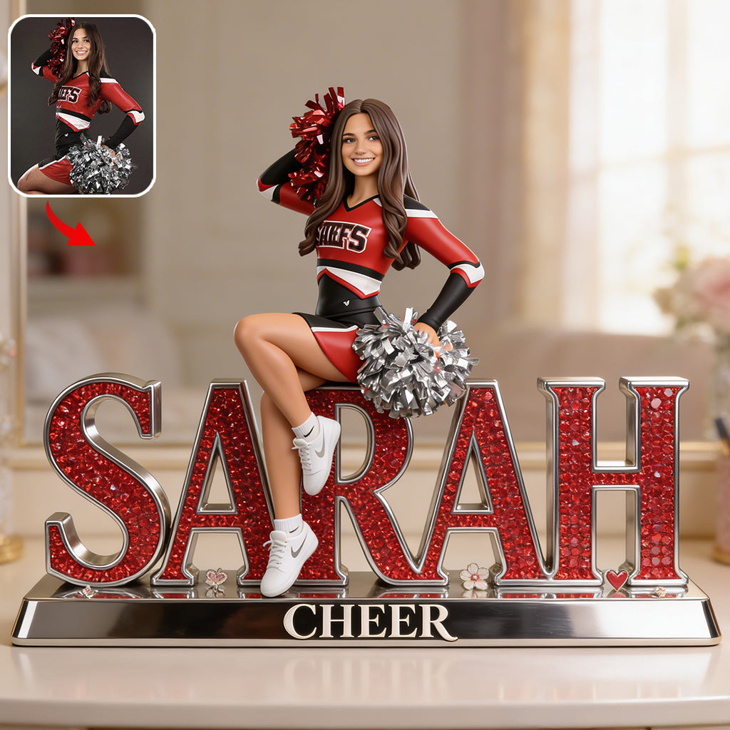 Custom Any Photo - Personalized Cheerleading Custom Shaped Acrylic Plaque