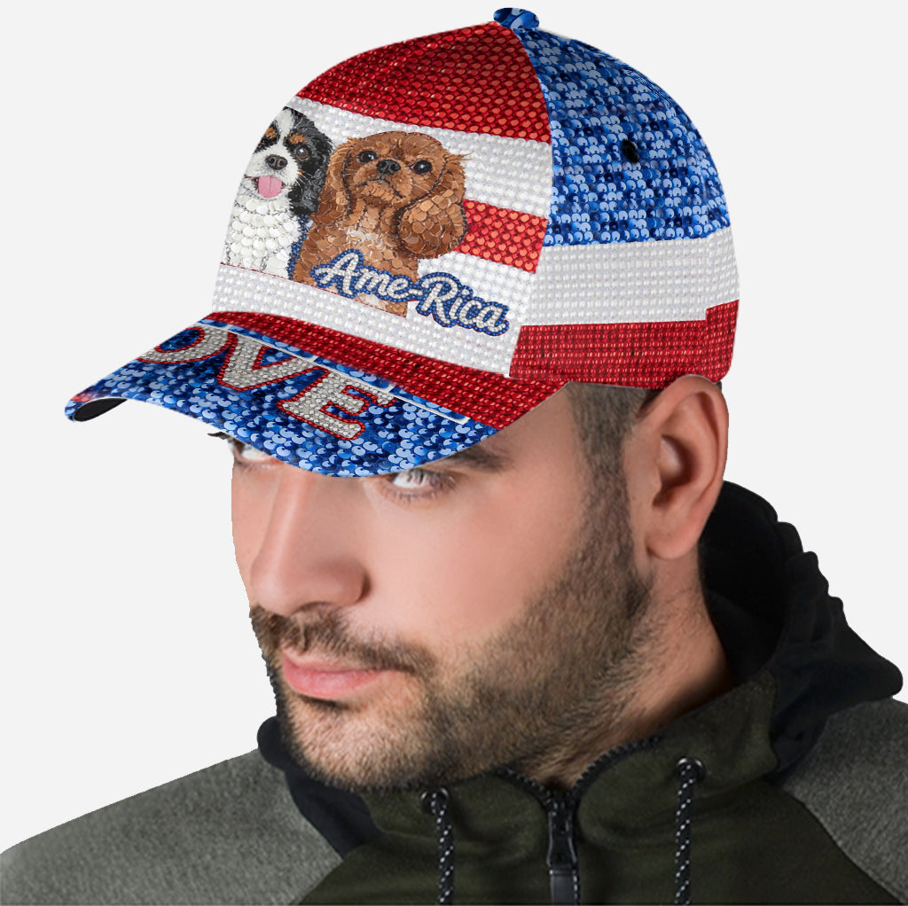 I Love My Dogs - Personalized Dog Classic Cap