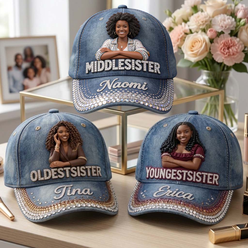 Custom Any Photo - Personalized Sibling Classic Cap