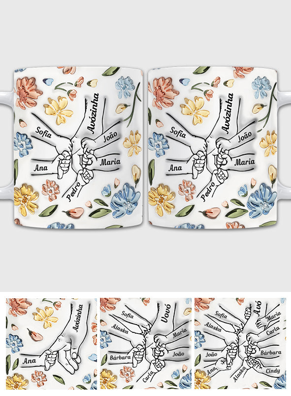 Avó Floral - Personalized Grandma Mug