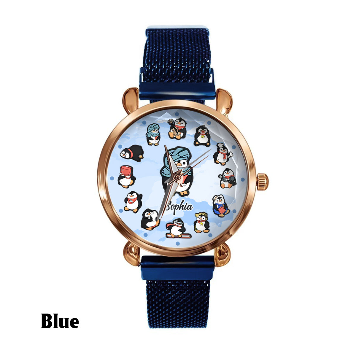 Just A Girl Who Loves Penguins - Personalized Penguin Lover Women Hand Watch