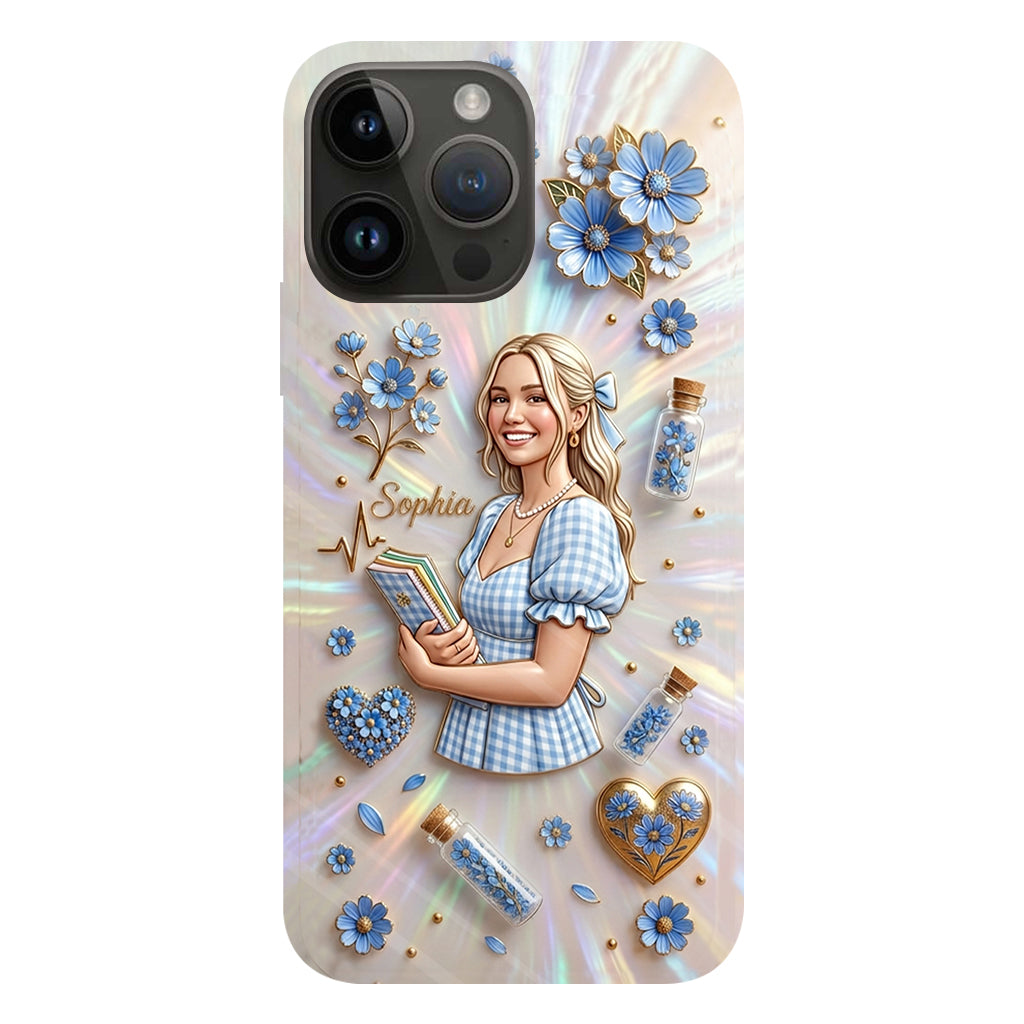 Floral Aesthetic - Personalized Flower Lover Full Print Phone Case