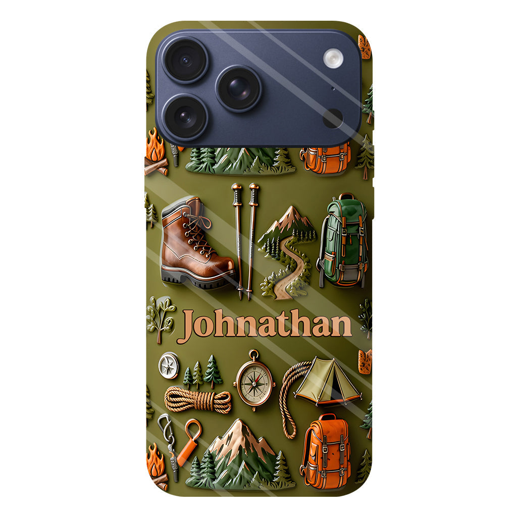 Hiking Makes Me Happy - Personalized Hiking Full Print Phone Case