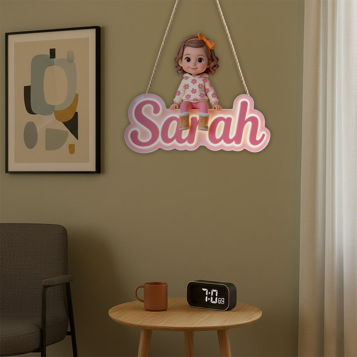 Any Photo - Personalized Kid LED Light Acrylic Sign
