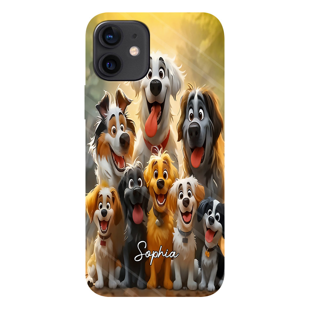 Just A Girl Who Loves Dogs - Personalized Dog Full Print Phone Case