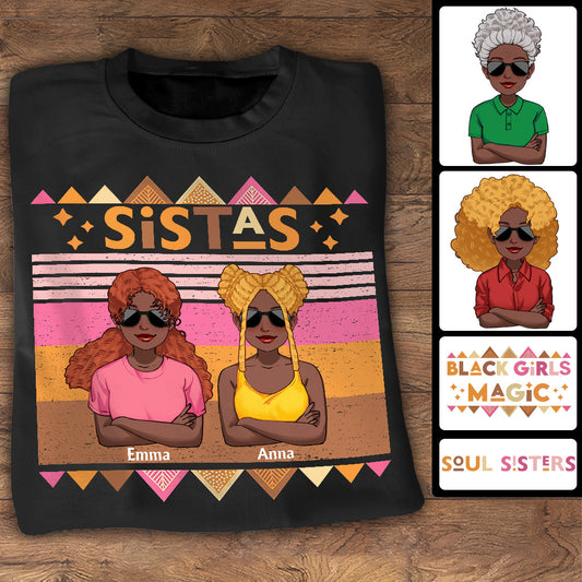 Black Girl Magic - Personalized African American T-shirt And Hoodie