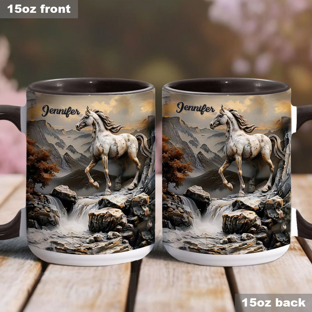 Beautiful Horse - Personalized Horse Accent Mug