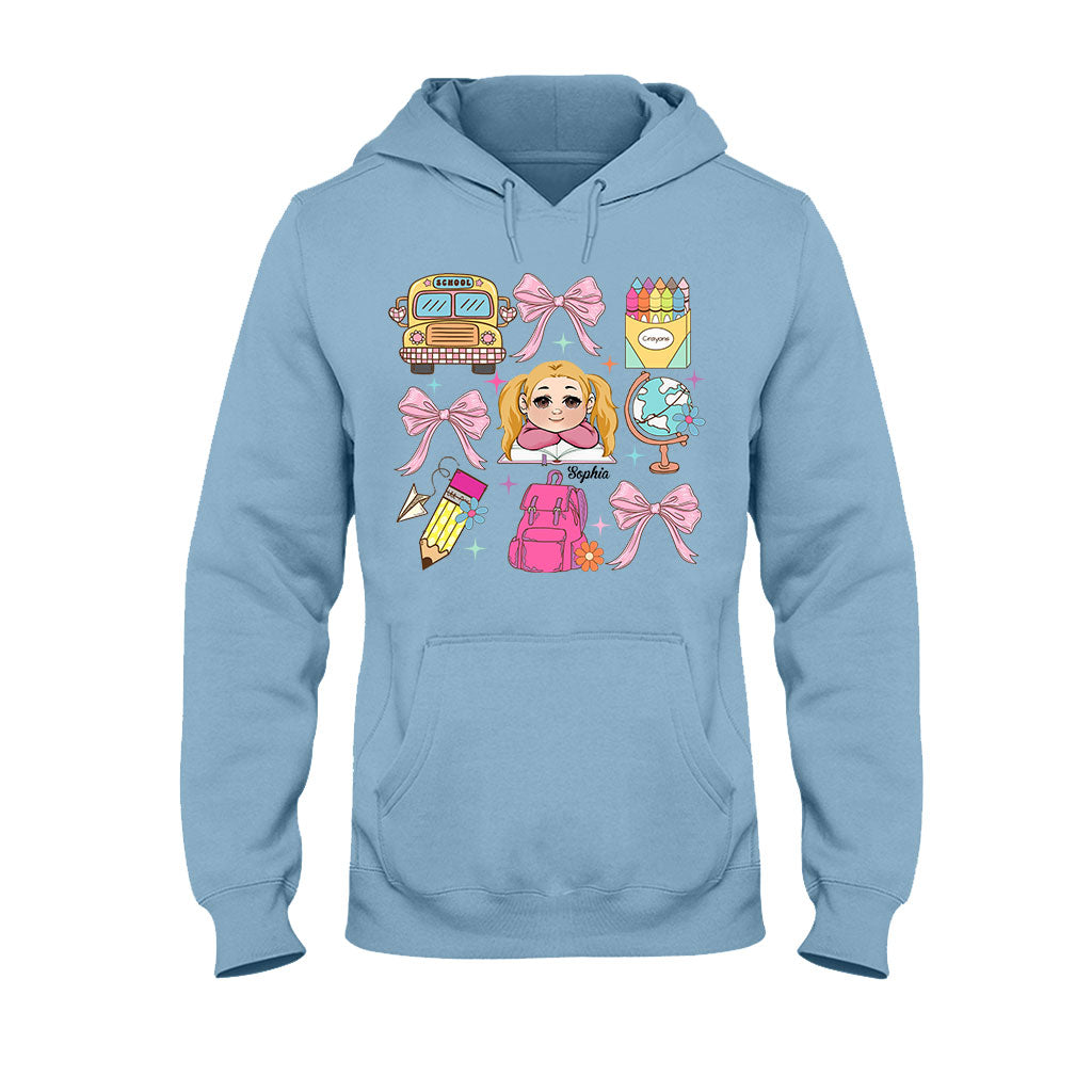 Back to School Coquette - Personalized Kid T-shirt And Hoodie