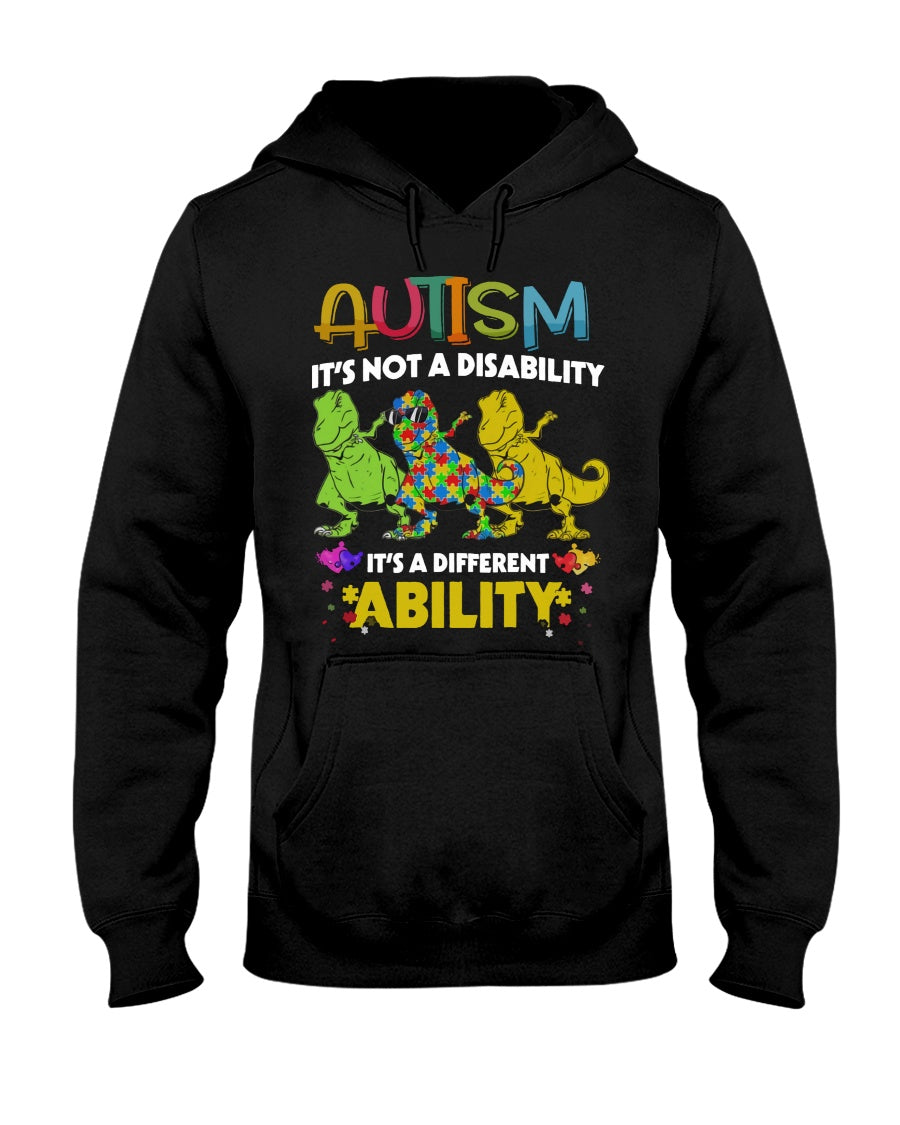 Autism A Different Ability - Autism Awareness T-shirt and Hoodie 0921