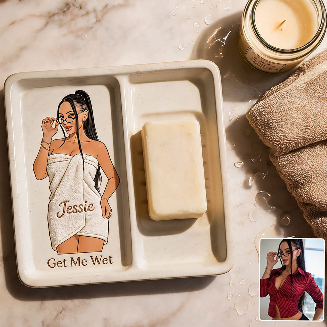 Get Me Wet - Personalized Spicy Couple Catch-All Tray