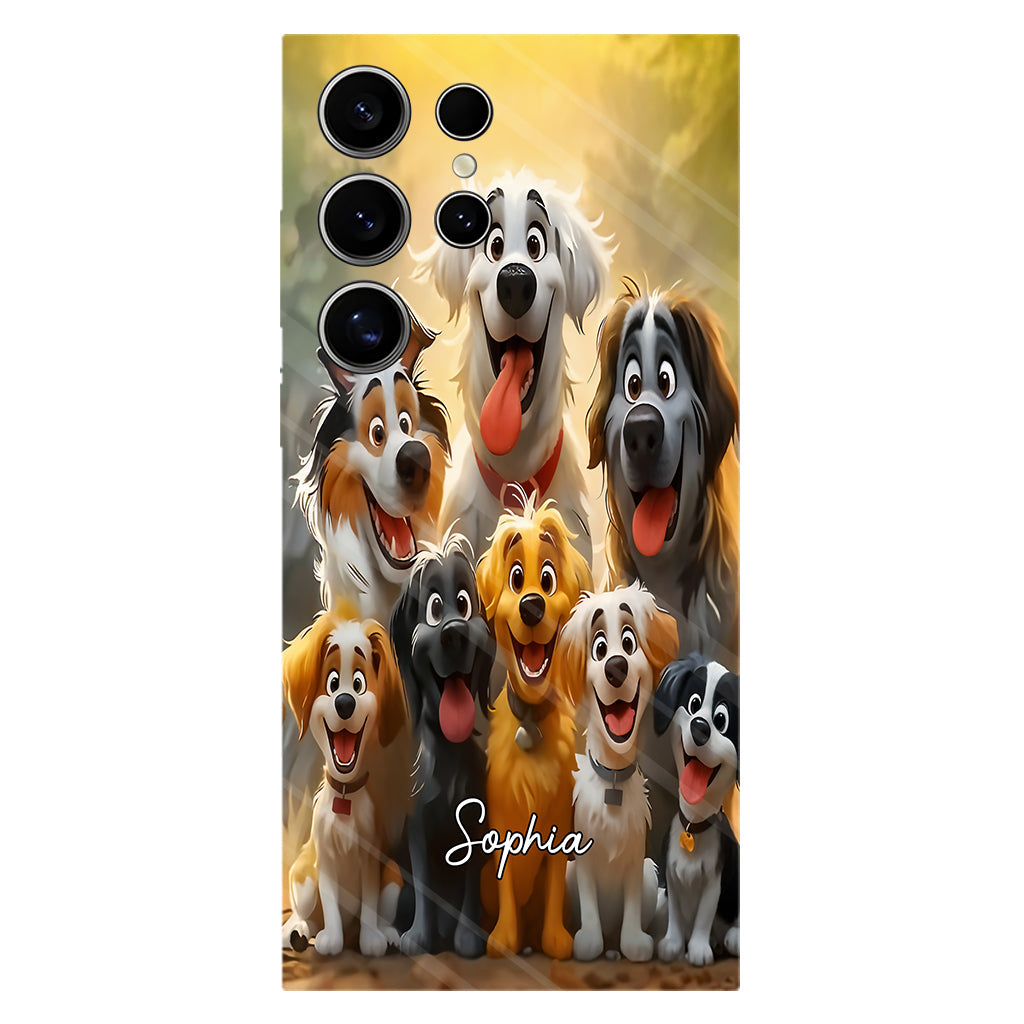 Just A Girl Who Loves Dogs - Personalized Dog Full Print Phone Case