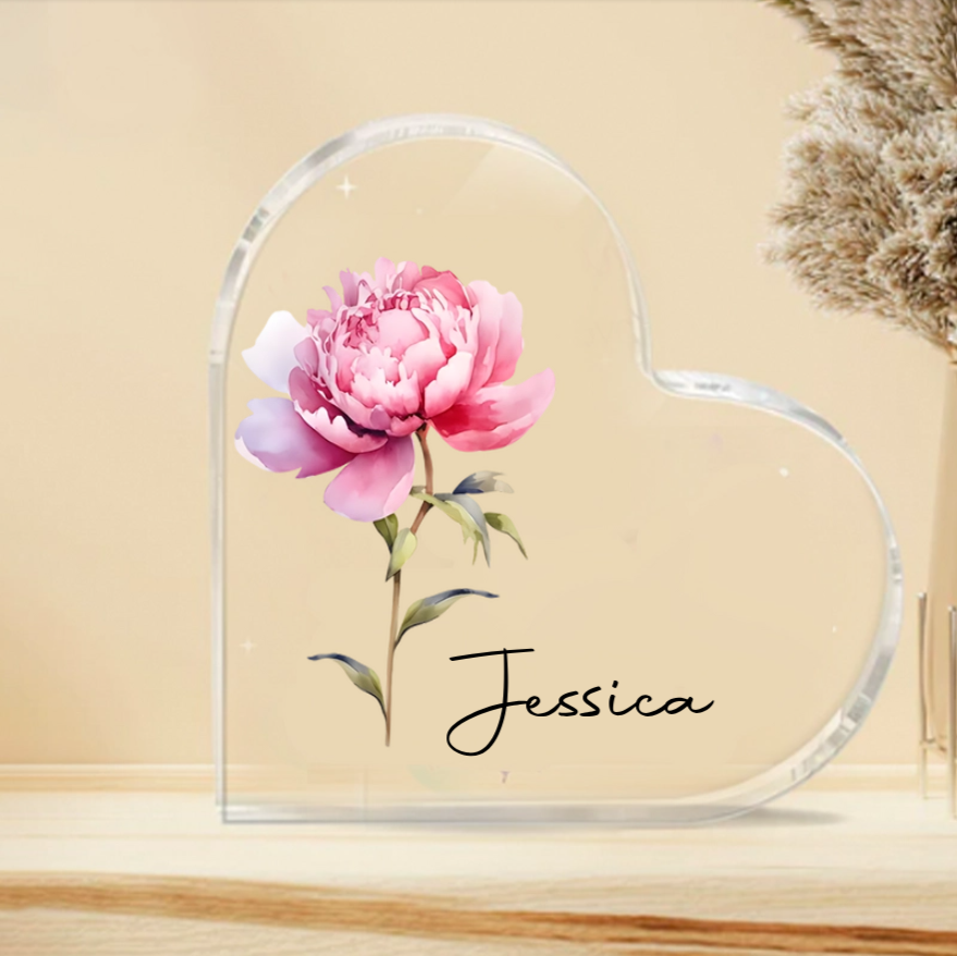 Personalized Floral Wine Glass - Custom Name Cup or Ornament or Keychain or Poster or Plaque - Perfect Gift for Her, Birthdays, and Special Occasions