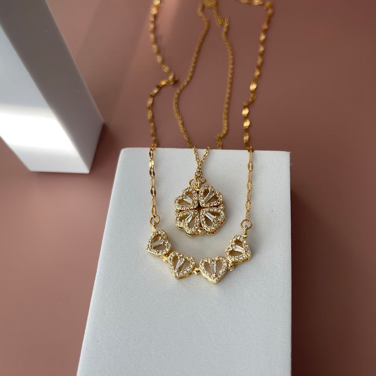 Four Leaf Clover Necklace - Four Leaf Clover Necklace