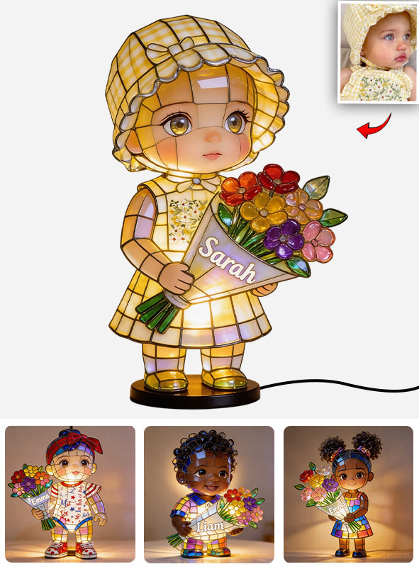 Custom Any Photo - Personalized Kid Acrylic LED Night Light