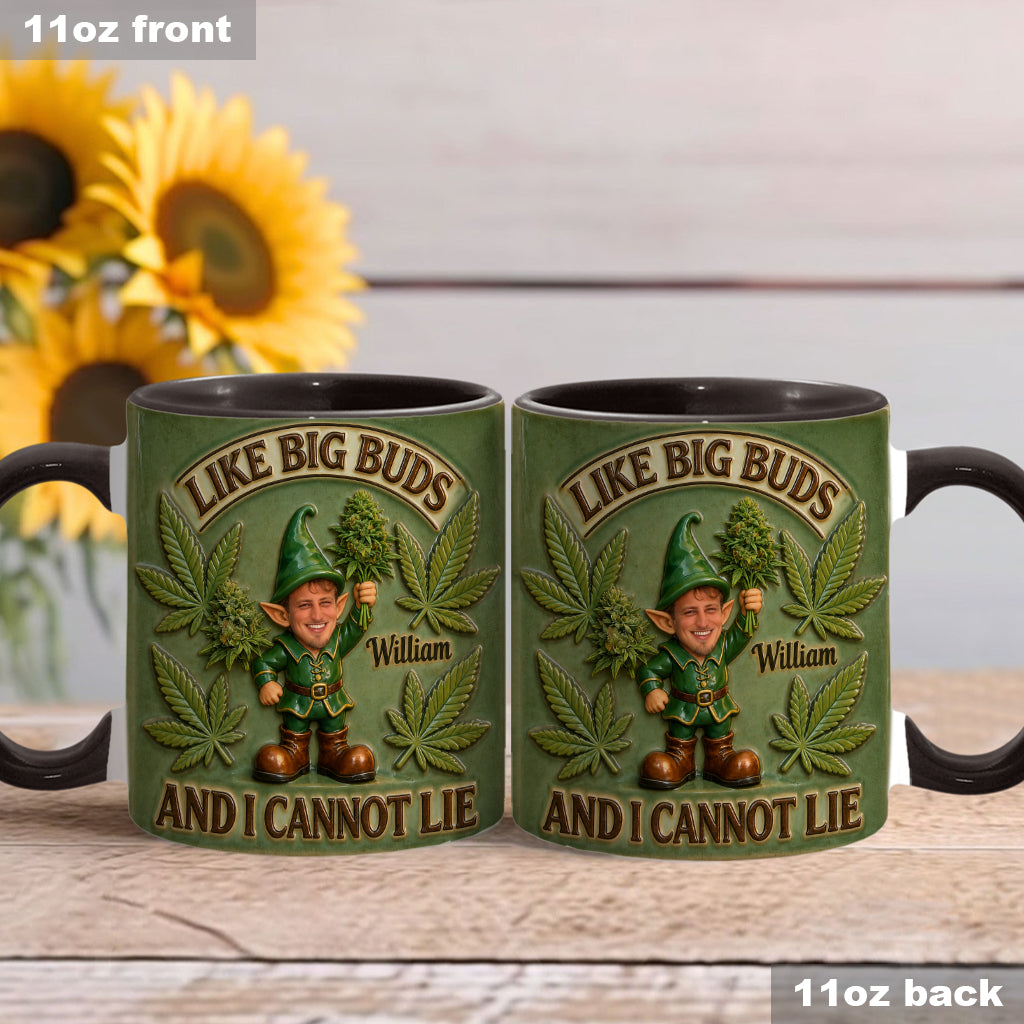 I Like Big Buds - Personalized Weed Accent Mug & Coaster