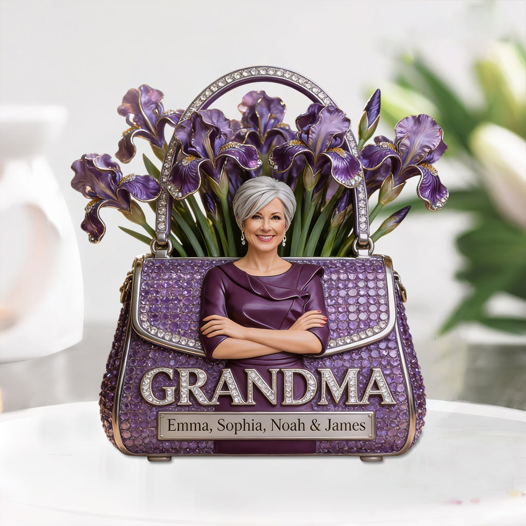 Cutsom Any Photo - Personalized Grandma Custom Shaped Acrylic Plaque