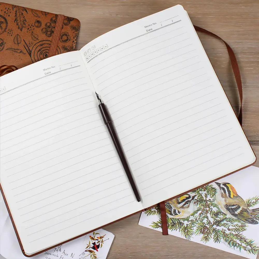 Personalized Leather Recipe Book with Custom Name, Cute Illustrated Cooking Journal Gift for Mom or Home Chef