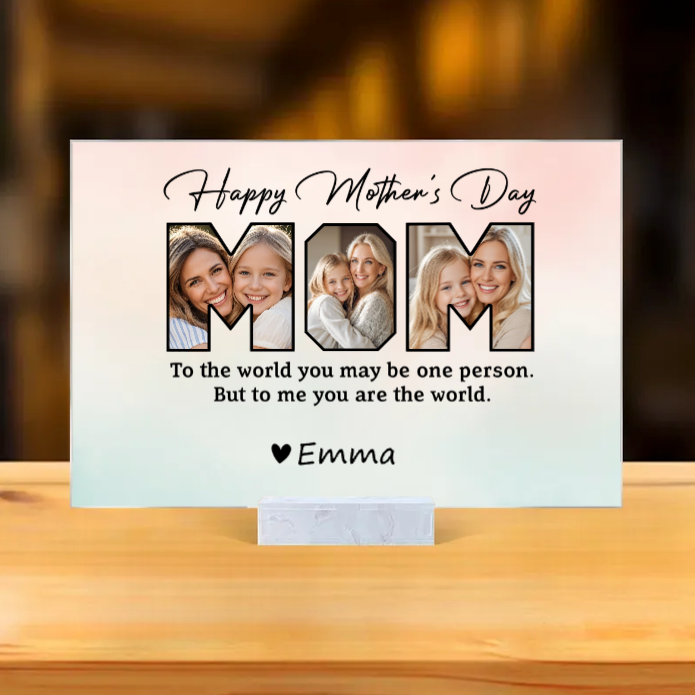 Customized Mother's Day Photo Mug – Personalized Ceramic Cup