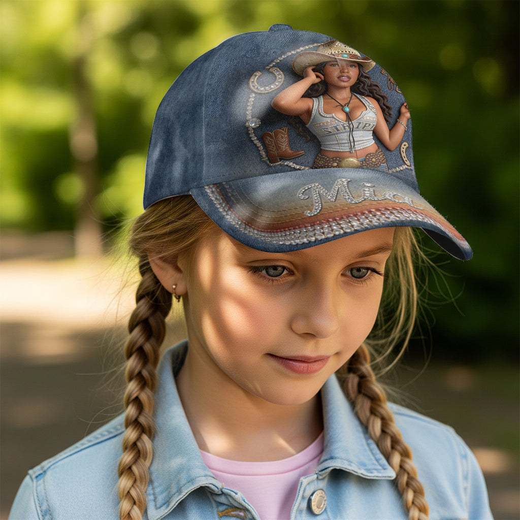 Custom Any Photo - Personalized Cowgirl Classic Cap