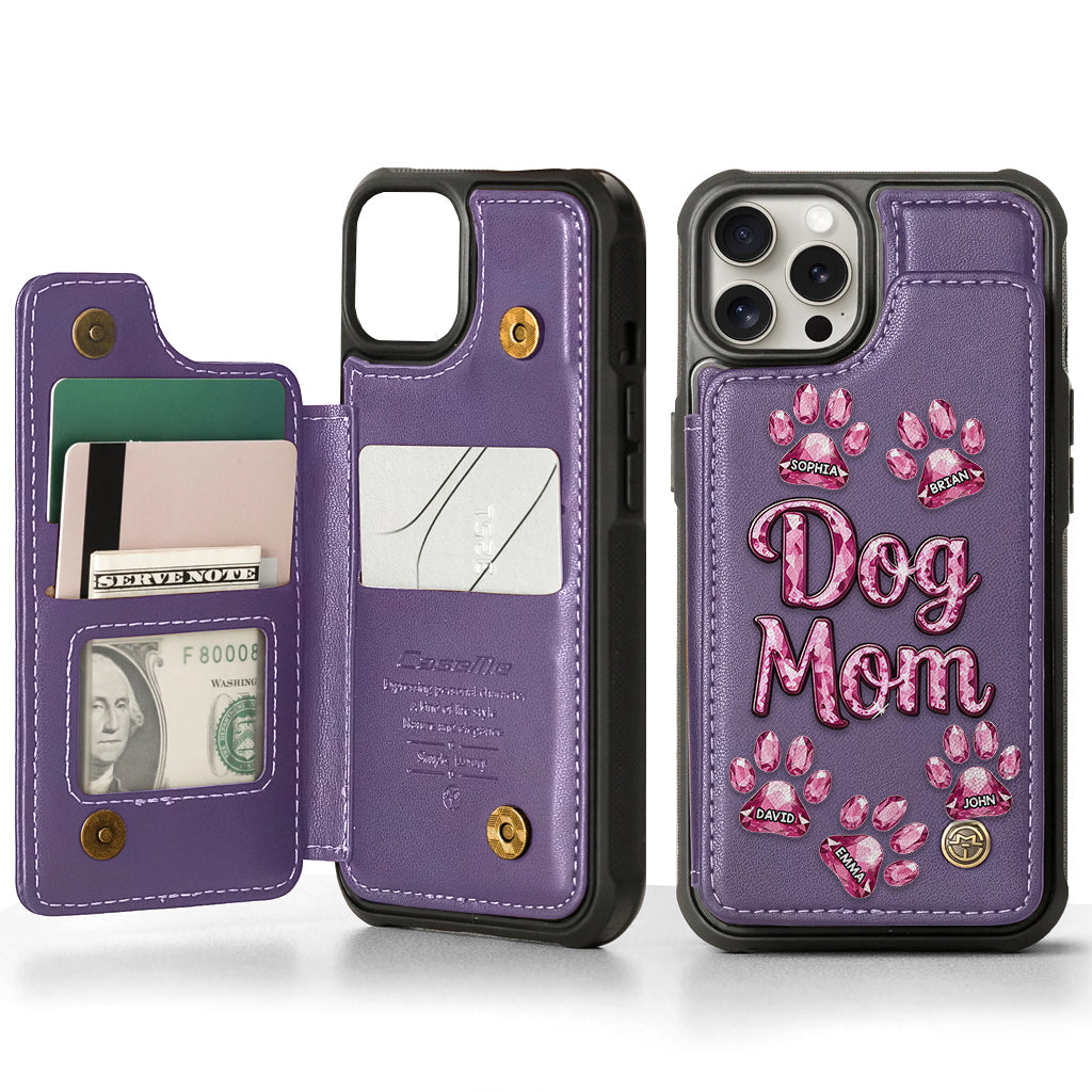 Dog Mom - Personalized Dog Wallet Phone Case