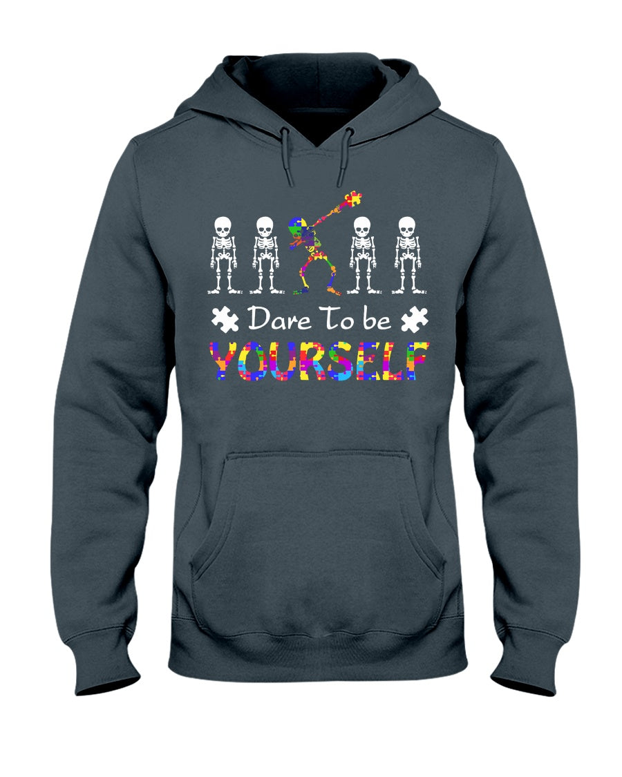 Dare To Be Yourself - Autism Awareness T-shirt and Hoodie 0921