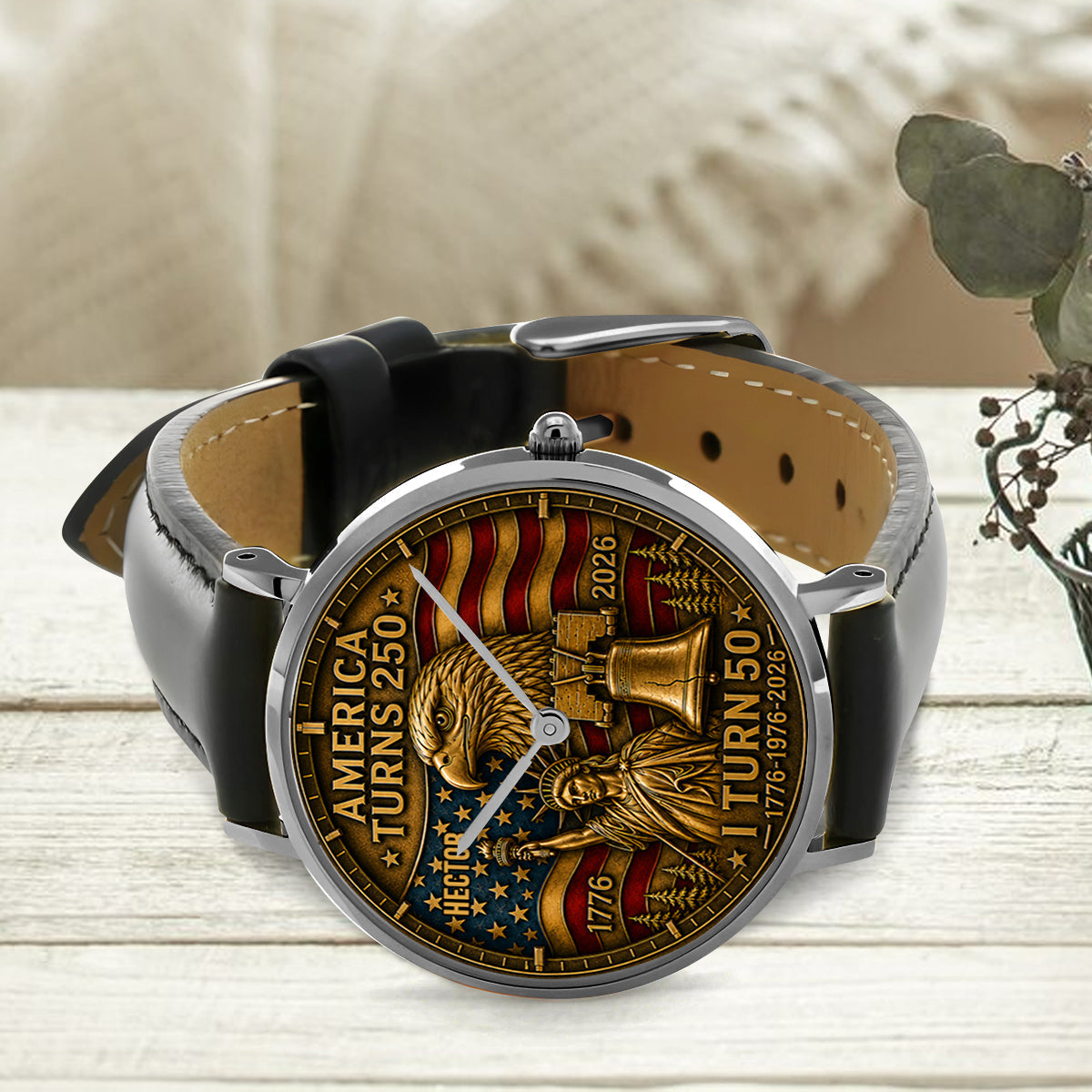 250 Anniversary - Personalized Birthday Hand Watch