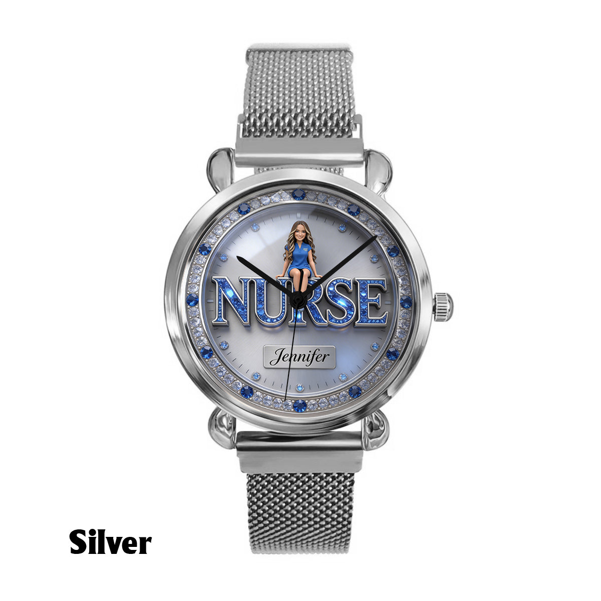 Custom Any Photo - Personalized Nurse Women Hand Watch