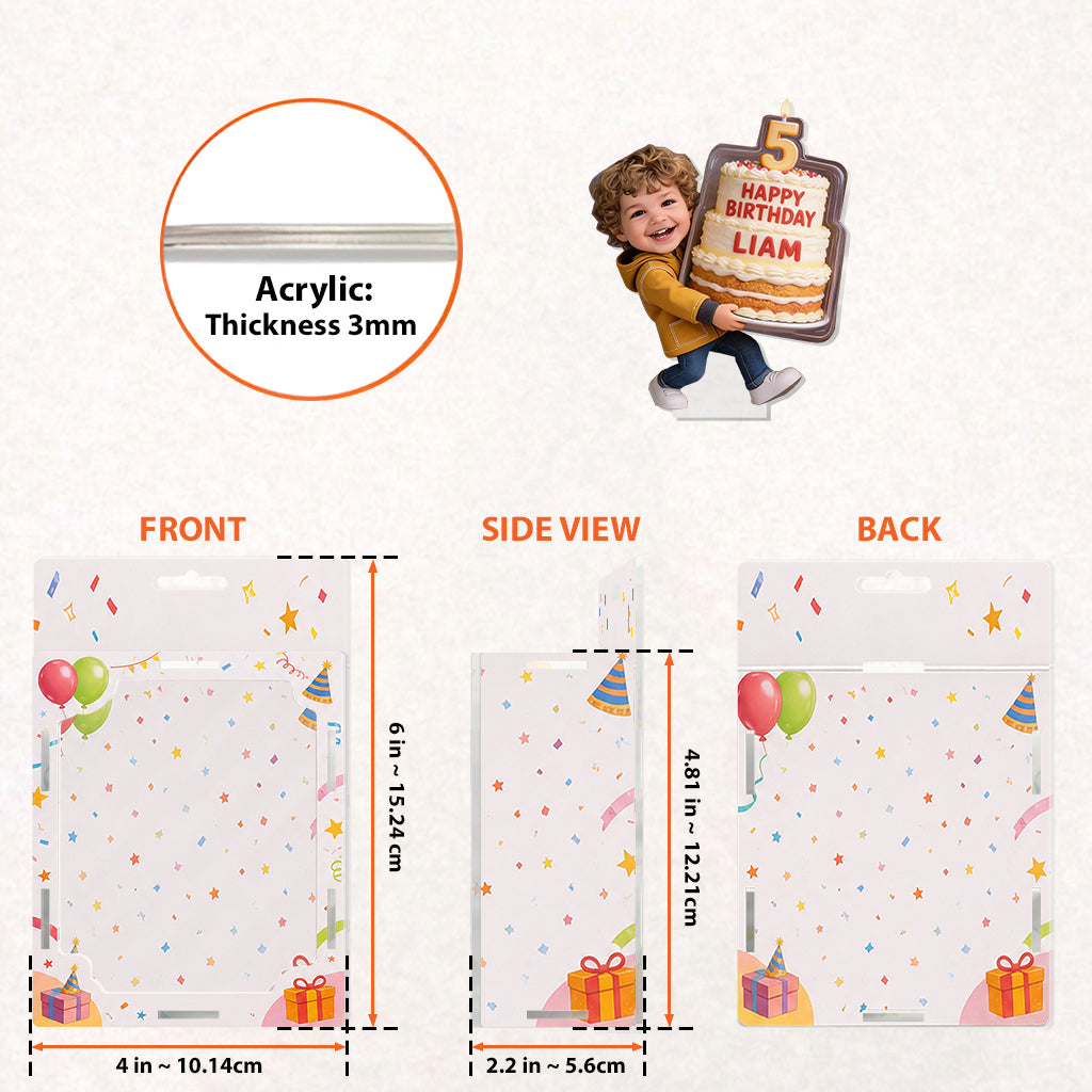 Happy Birthday - Personalized Birthday Acrylic Display Box